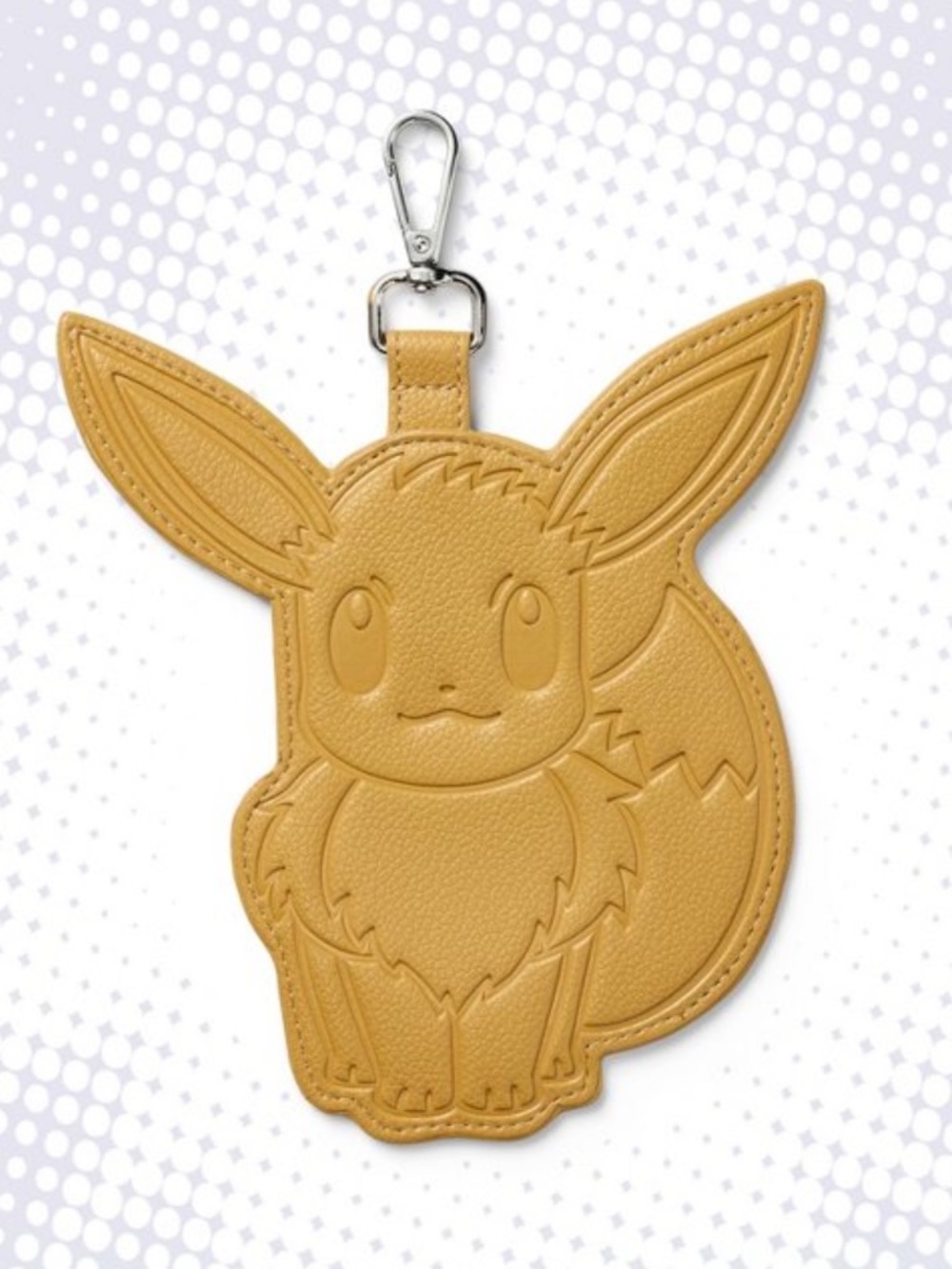 NWT Pokémon Eevee Faux Leather bag Charm/ Keychain/ travel tag